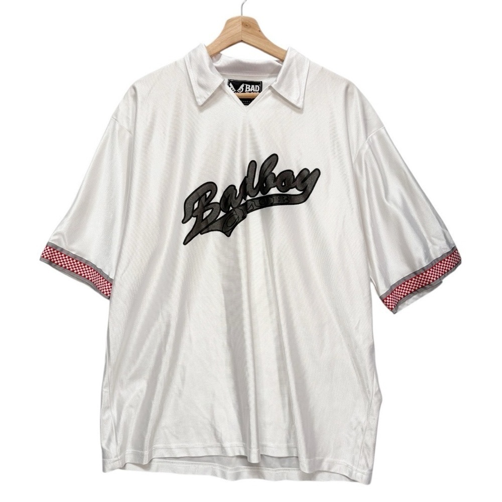 Bad Boy Vintage  Y2k 90s Short Sleeve Jersey Shirt Size XL